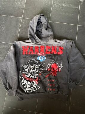 Warren Lotas Route 66 Graphic Hoodie size XL